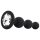 EasyToys - Analplug mit Perlen (Schwarz)