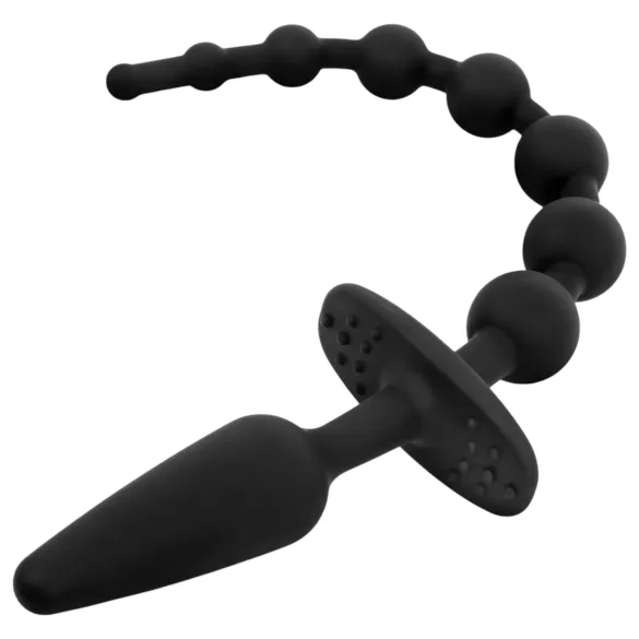 EasyToys - 2in1 Analplug (schwarz)