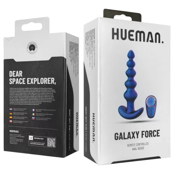 Hueman Galaxy Force - Analvibrator mit Fernbedienung (lila)