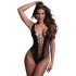 Christine - tief ausgeschnittenes Netz-Body - (schwarz) - XS-XL