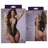 Christine - tief ausgeschnittenes Netz-Body - (schwarz) - XS-XL