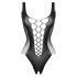 Christine - tief ausgeschnittenes Netz-Body - (schwarz) - XS-XL