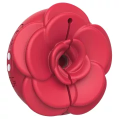 Teazers Rose - vibrierende Brustwarzenklemmen (rot)