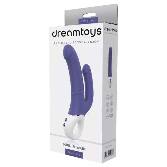 Dreamtoys Essentials - Doppelvibrator (lila)
