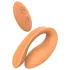 Glam - Akku-Paarvibrator mit Fernbedienung (Orange)