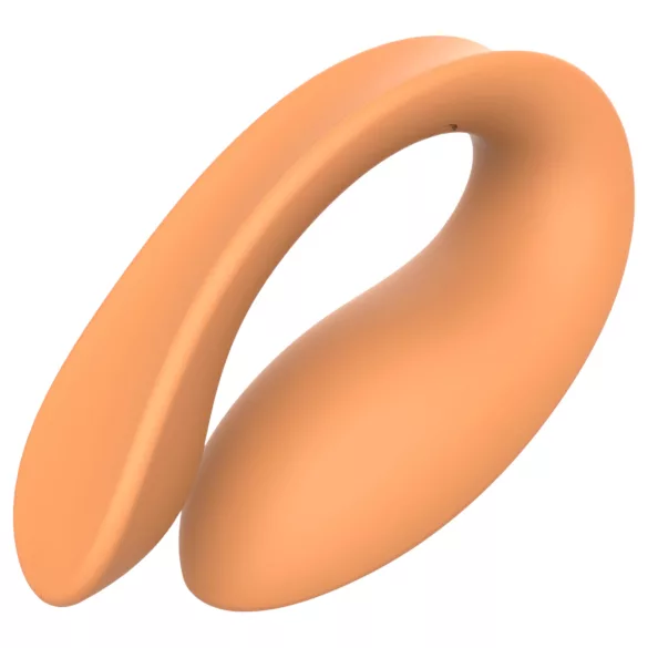 Glam - Akku-Paarvibrator mit Fernbedienung (Orange)