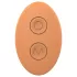Glam - Akku-Paarvibrator mit Fernbedienung (Orange)