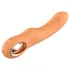 Glam - flexibler gerippter Vibrator (pfirsichfarben)