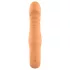Glam - flexibler gerippter Vibrator (pfirsichfarben)