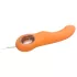 Glam - flexibler gerippter Vibrator (pfirsichfarben)