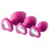 Flirts Anal-Trainingsset - Anal-Plug-Set (3 Stk.) - Pink