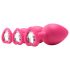 Flirts Anal-Trainingsset - Anal-Plug-Set (3 Stk.) - Pink