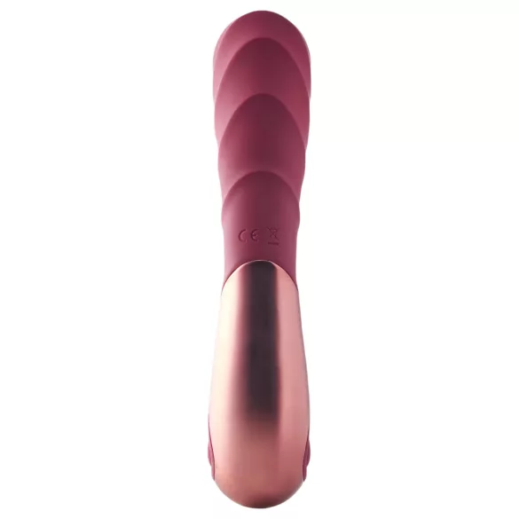Dinky Jimmy K. Duo - Akku-Vibrator mit Klitorisarm (Rot)