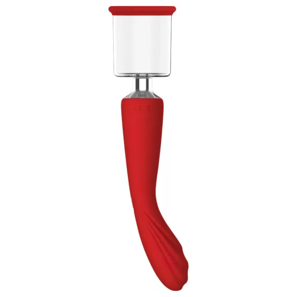 Red Revolution Georgia - G-Punkt Vibrator und Vaginasauger (rot)