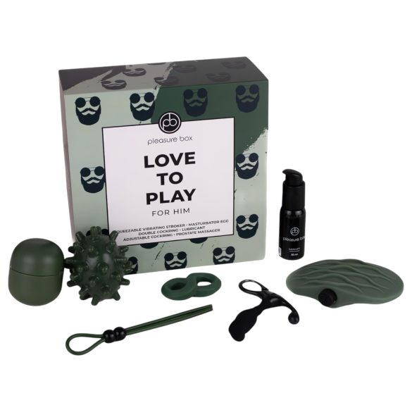 Pleasure Box: Love to Play - 6-teiliges Masturbator-Set