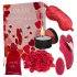 Dreamtoys Amour - tragbares Höschen-Vibrator-Set (rot)