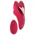 Dreamtoys Amour - tragbares Höschen-Vibrator-Set (rot)