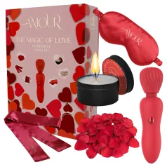 Dreamtoys Amour - Zauberstab-Vibrator-Set (rot)