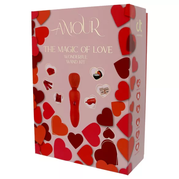 Dreamtoys Amour - Zauberstab-Vibrator-Set (rot)