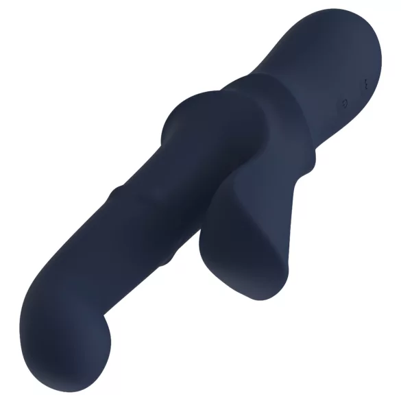 Göttin Iris - Perlen‑Klitorisstab-Vibrator (blau)