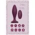Glam - Analvibrator mit Fernbedienung (lila)