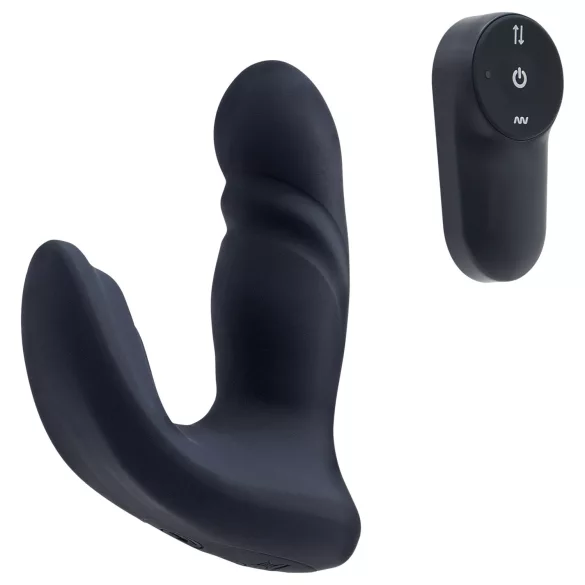 Dreamtoys Pulz - stoßender Analvibrator mit Fernbedienung (blau)