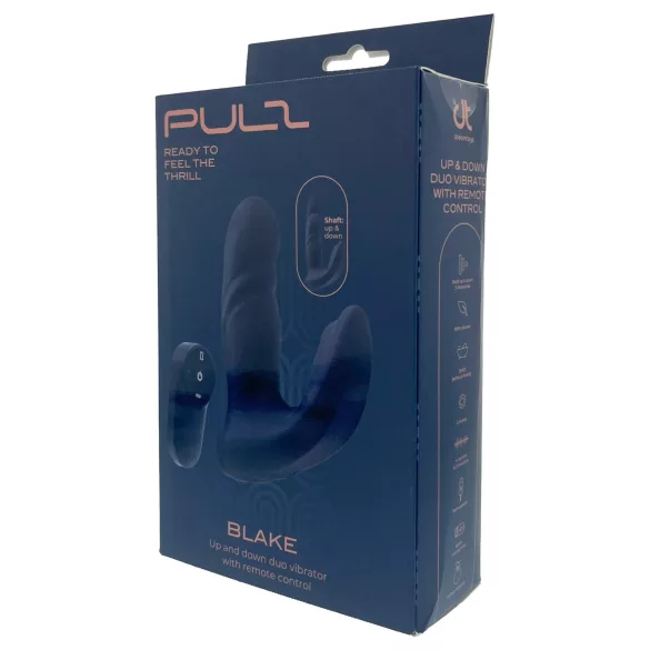 Dreamtoys Pulz - stoßender Analvibrator mit Fernbedienung (blau)