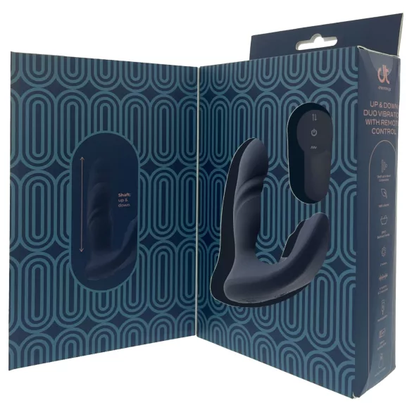 Dreamtoys Pulz - stoßender Analvibrator mit Fernbedienung (blau)
