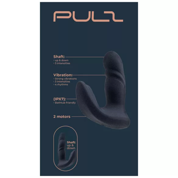 Dreamtoys Pulz - stoßender Analvibrator mit Fernbedienung (blau)