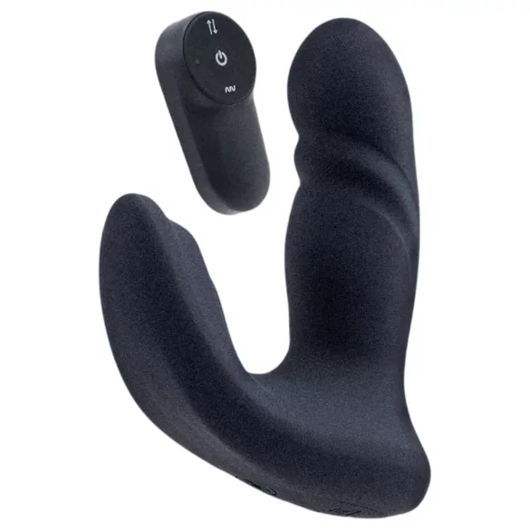 Dreamtoys Pulz - stoßender Analvibrator mit Fernbedienung (blau)