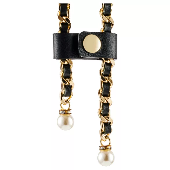 Guilty Pleasure Allure - Halsband- und Körperkettenset (schwarz)