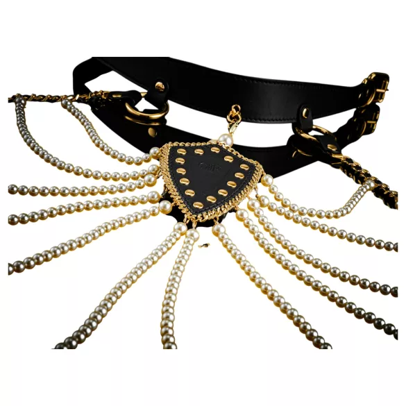 Guilty Pleasure Allure - Halsband- und Körperkettenset (schwarz)