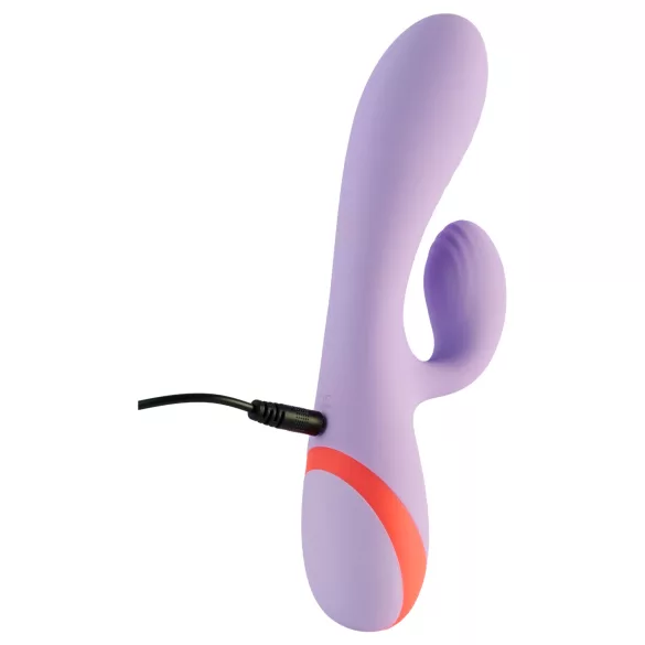 Dreamtoys Love Signal - Vibrator mit Klitorisstimulator (lila)
