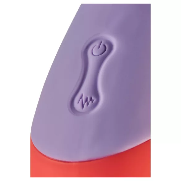 Dreamtoys Love Signal - Vibrator mit Klitorisstimulator (lila)
