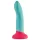 Dreamtoys Love Signal - zweifarbiger Silikon-Dildo klein (blau)
