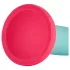 Dreamtoys Love Signal - zweifarbiger Silikon-Dildo klein (blau)