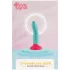 Dreamtoys Love Signal - zweifarbiger Silikon-Dildo klein (blau)