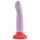 Dreamtoys Love Signal - zweifarbiges Silikon-Dildo groß (lila)