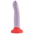 Dreamtoys Love Signal - zweifarbiges Silikon-Dildo groß (lila)