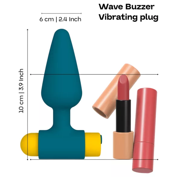 Dreamtoys Love Signal - vibrierender Analplug (grün)