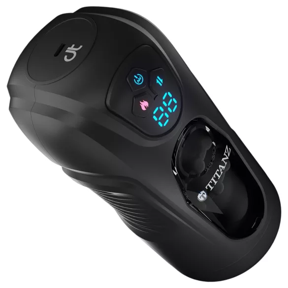 Titanz Ultimate Heat & Thrusting - Automatischer Masturbator (schwarz)