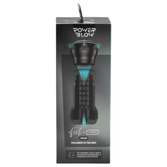 Kiiroo PowerBlow + Feel Pocket Taschenmasturbator (schwarz)