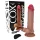 Kiotos Cox Power - vibrierender spritzender Dildo mit Fernbedienung (naturfarben)