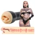 Kiiroo Feel Leigh Raven - Mundmasturbator mit gespaltenem Zungenansatz (naturfarben)