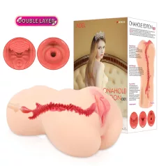   Kokos Onahole 001 XL - realistische Masturbator-Vagina (hautfarben)