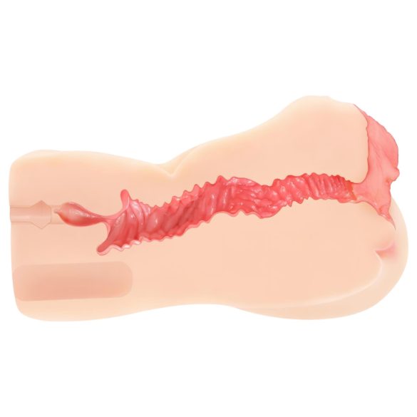 Kokos Onahole 004 - Doppel-Masturbator aus Natur-Material