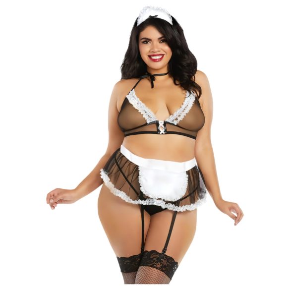 Dreamgirls Dienstmädchen Kostüm Plus Size (XL-XXL)