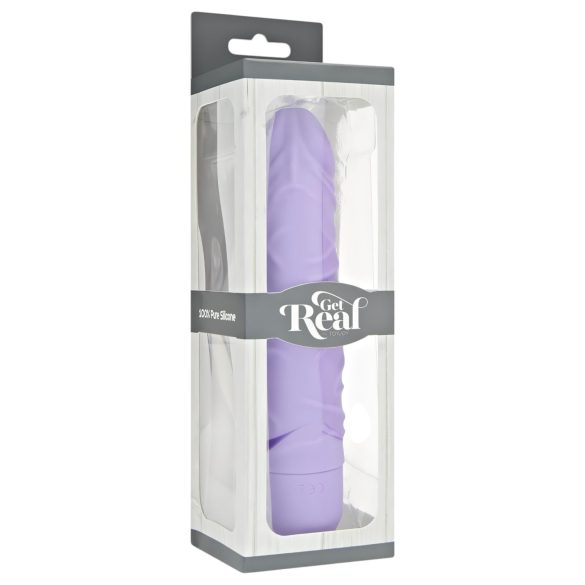 Klassischer Get Real - lebensechter Silikonvibrator (lila)