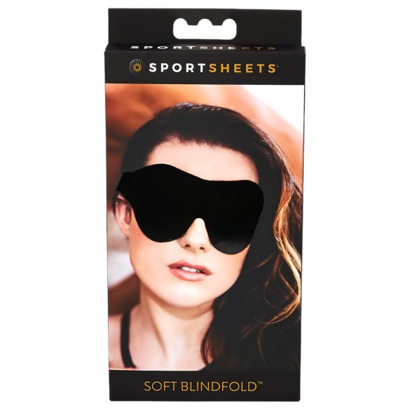 Sportsheets - Weiche Augenmaske mit Gummiband (Schwarz)