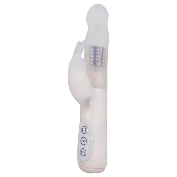 Layla Artiche - Wasserdichter, rotierender Klitoris-Vibrator (Weiß)